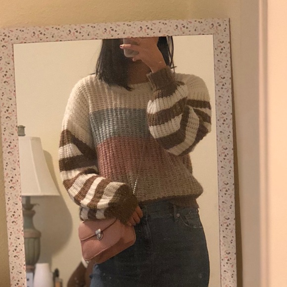 Sweaters - FINAL PRICE!! Cute color blocks sweater